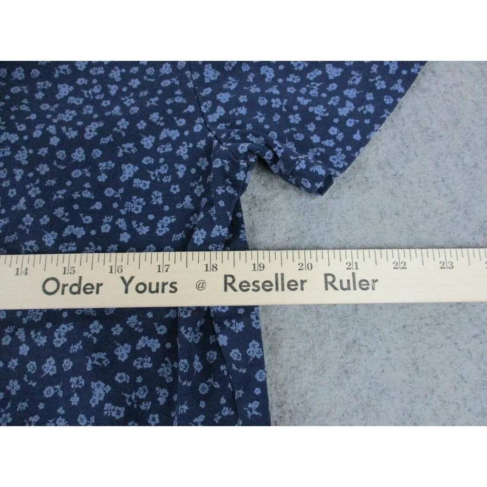 Polo Ralph Lauren Polo Shirt Mens Medium Blue Floral Custom Slim Fit Pony